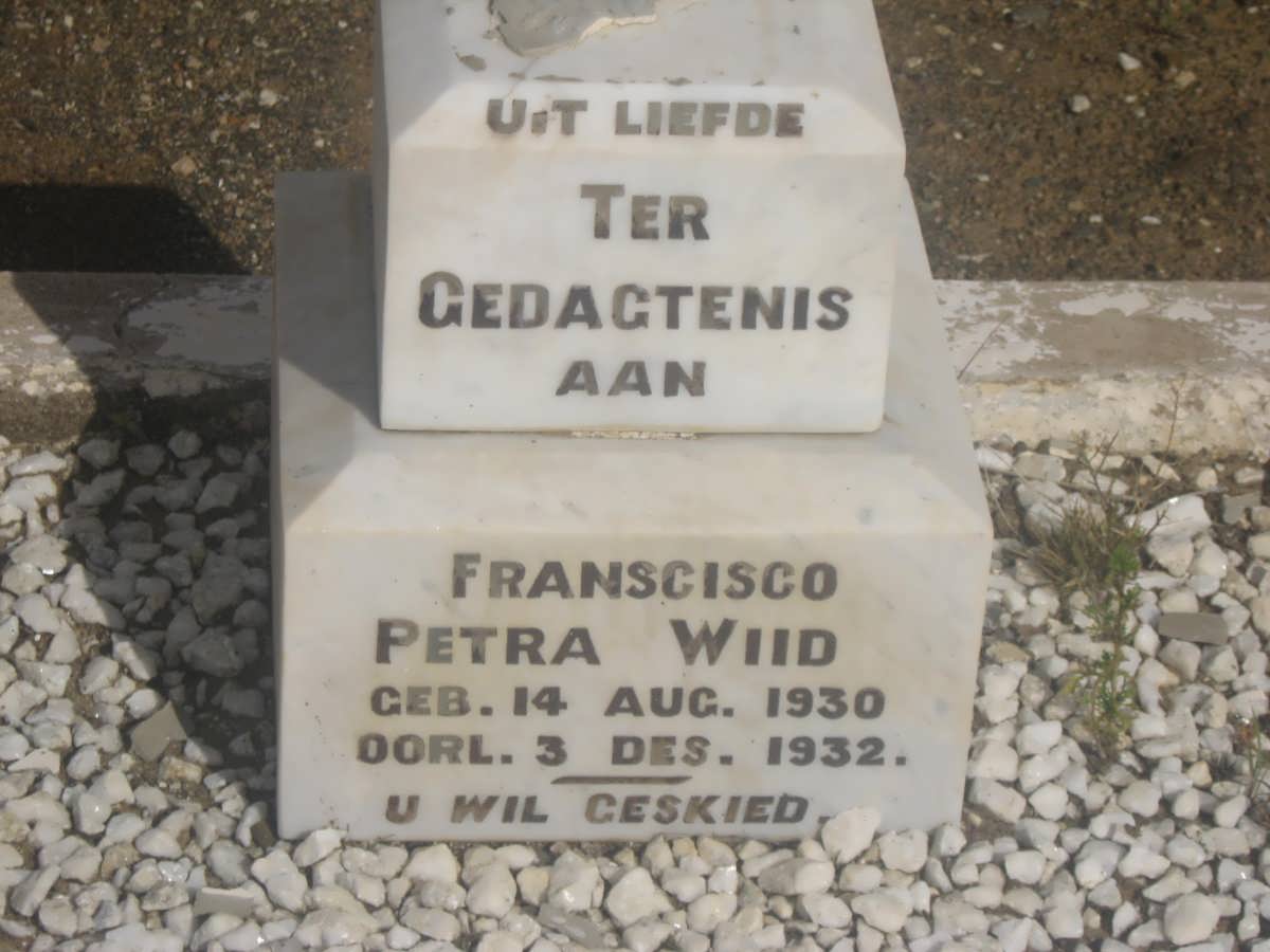 WIID Franscisco Petra 1930-1932