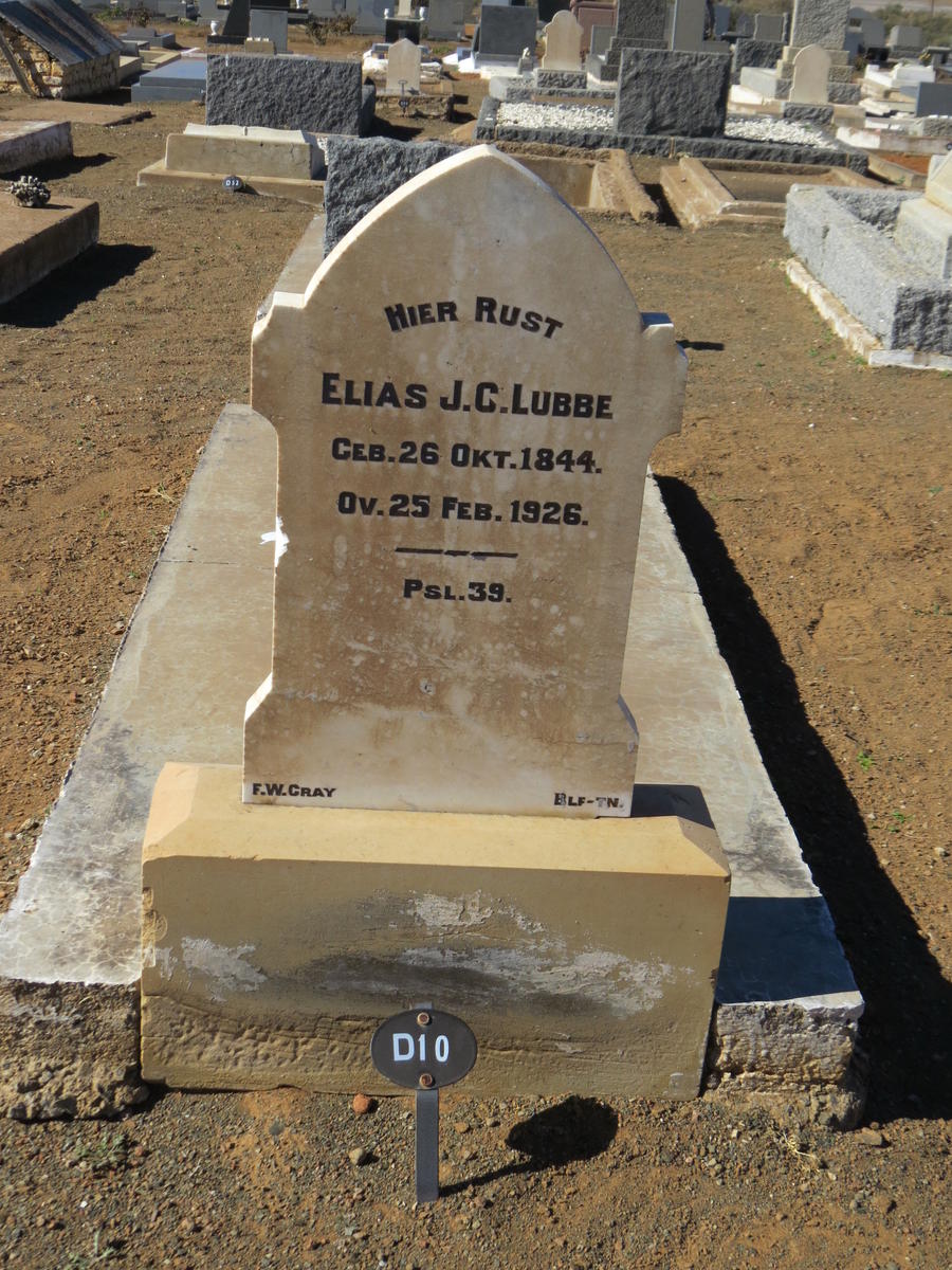 LUBBE Elias J.C. 1844-1926