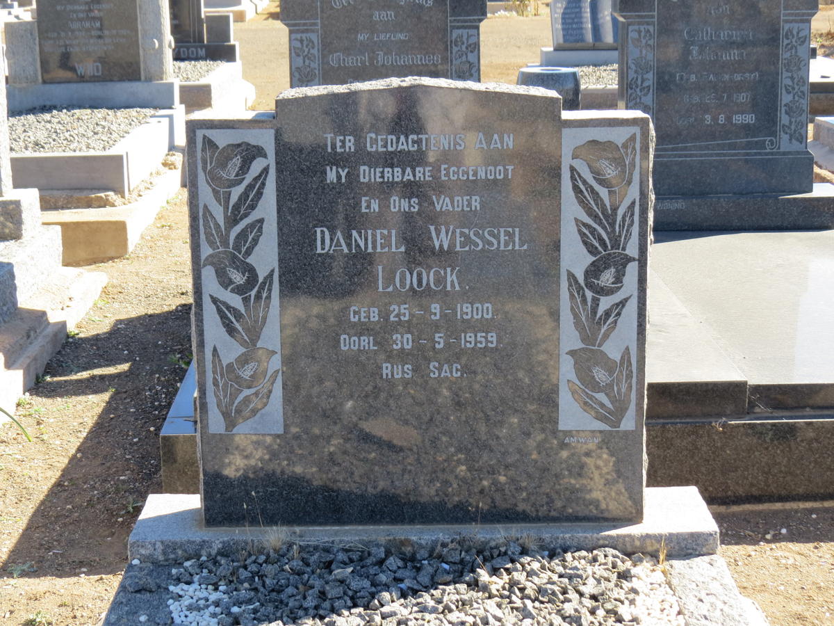 LOOCK Daniel Wessel 1900-1959