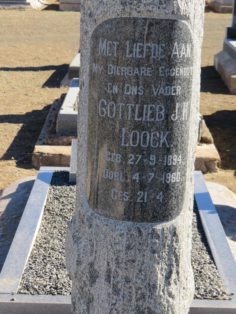 LOOCK Gottlieb J.H. 1894-1960