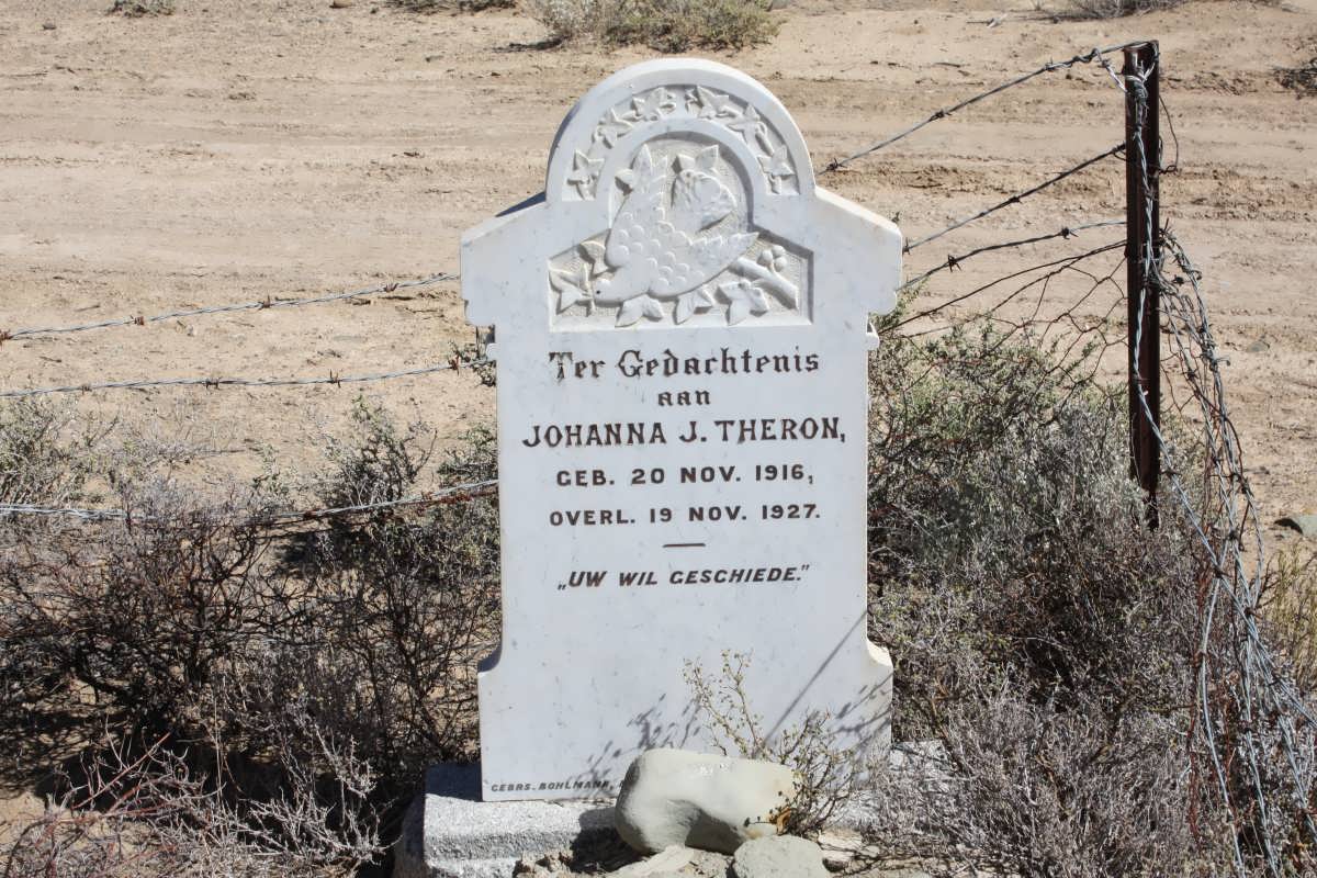 THERON Johanna J. 1916-1927