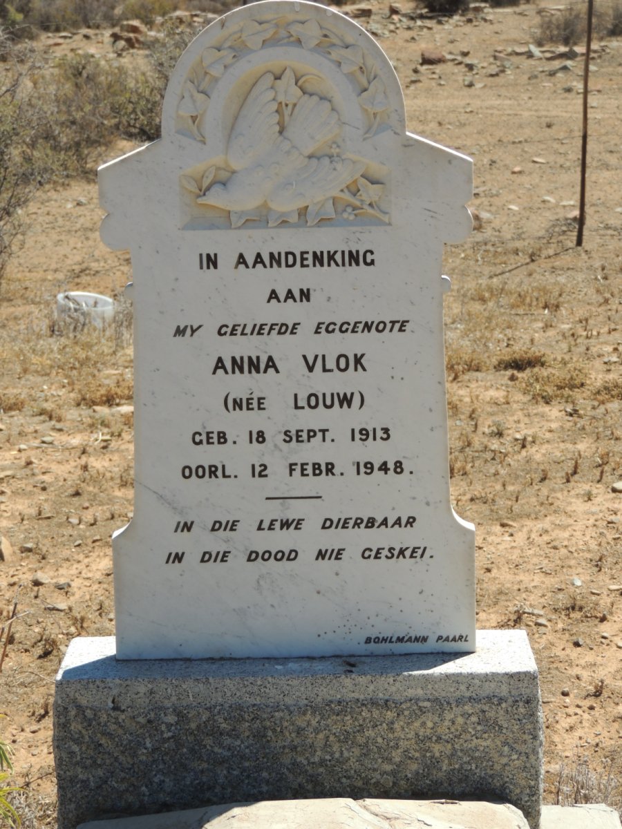 VLOK Anna nee LOUW 1913-1948