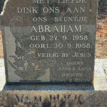 WYK Abraham, van 1958-1958