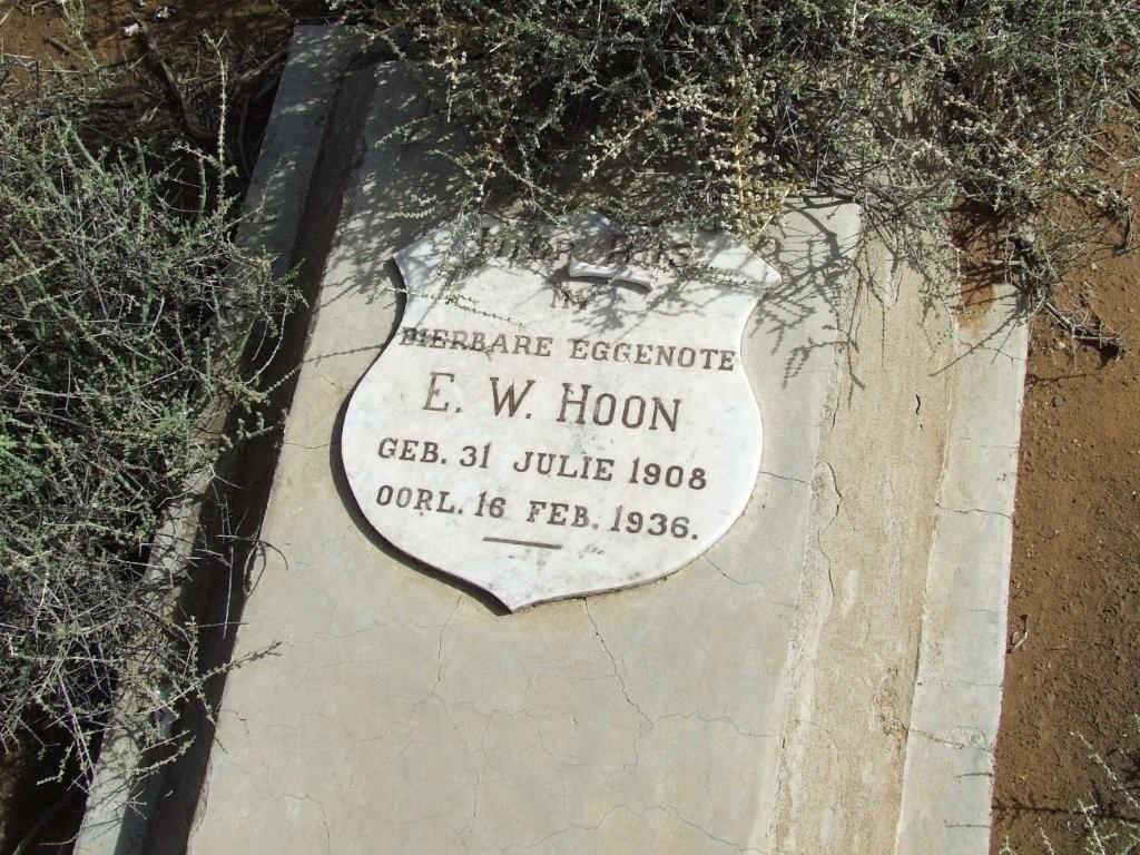 HOON E.W. 1908-1936