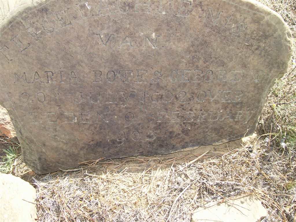 BOTES Maria 1902-1903