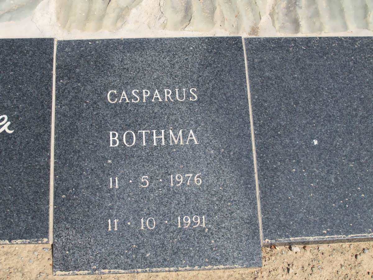 BOTHMA Casparus 1976-1991