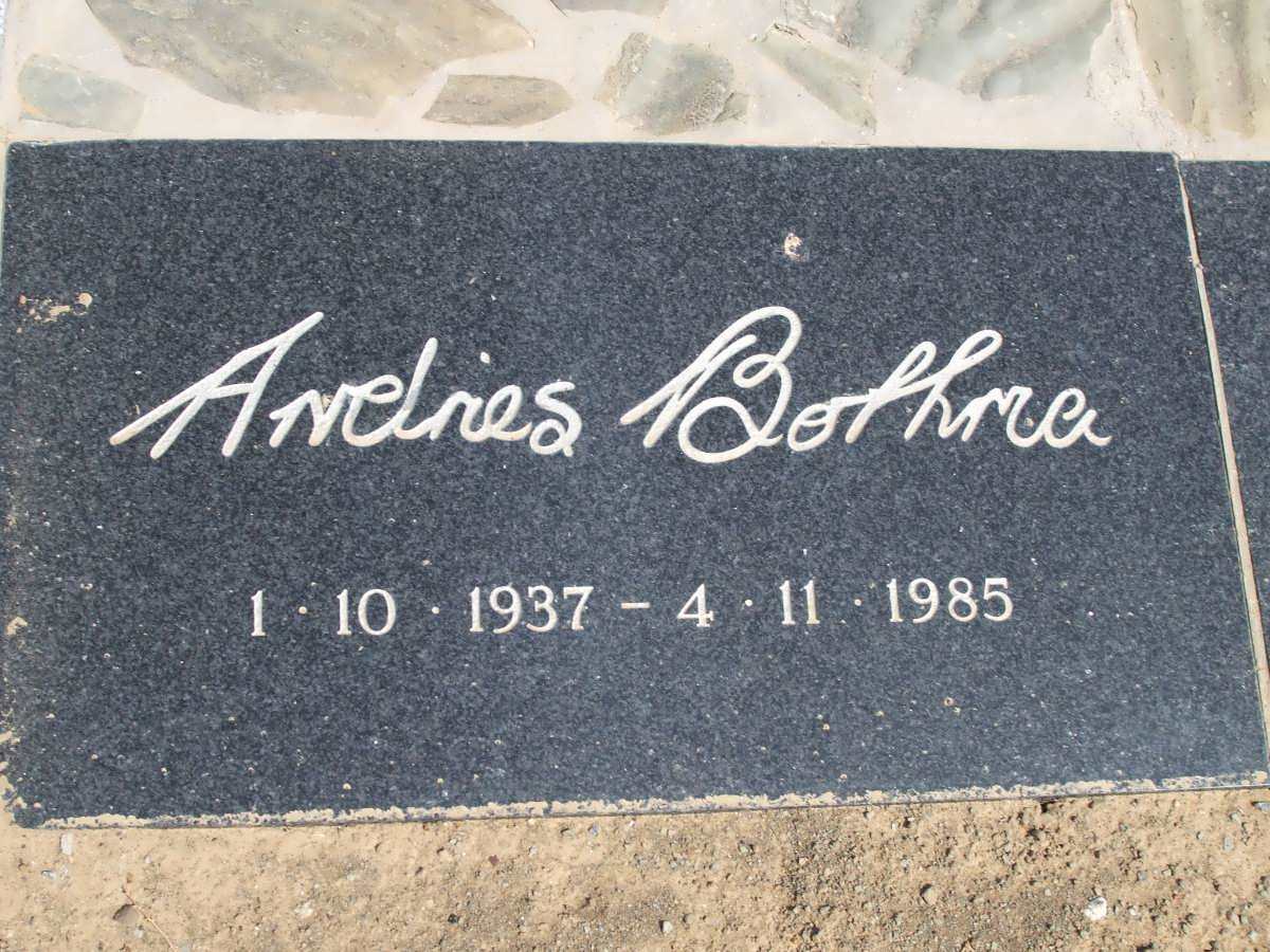 BOTHMA Andries 1937-1985