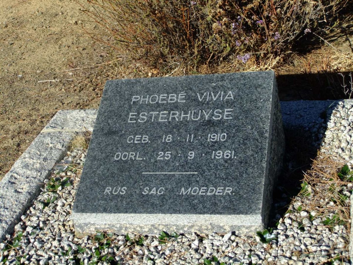 ESTERHUYSE Phoebé Vivia 1910-1961