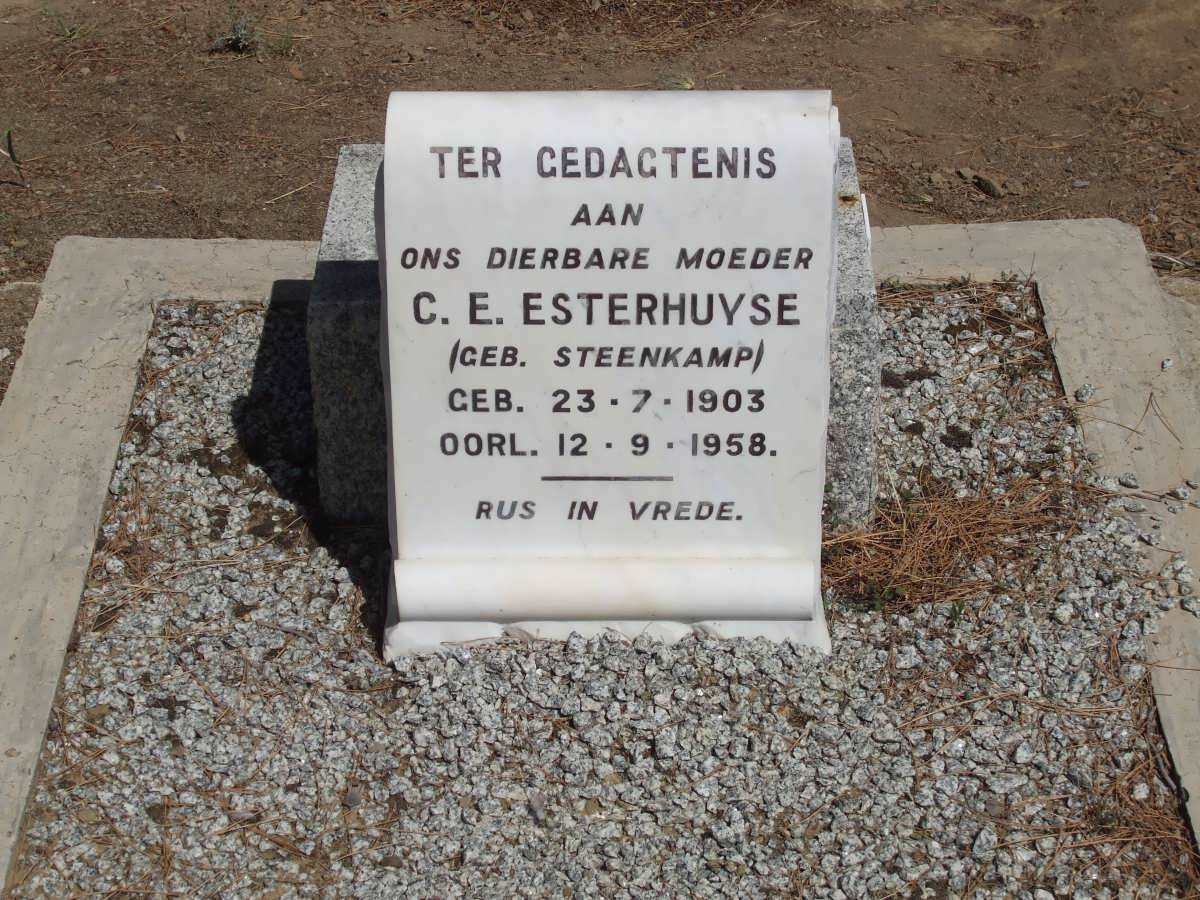 ESTERHUYSE C.E. nee STEENKAMP 1903-1958