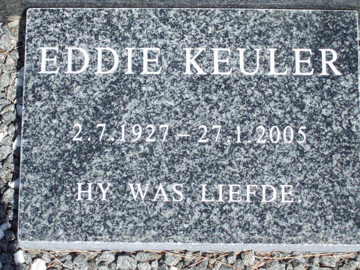 KEULER Eddie 1927-2005