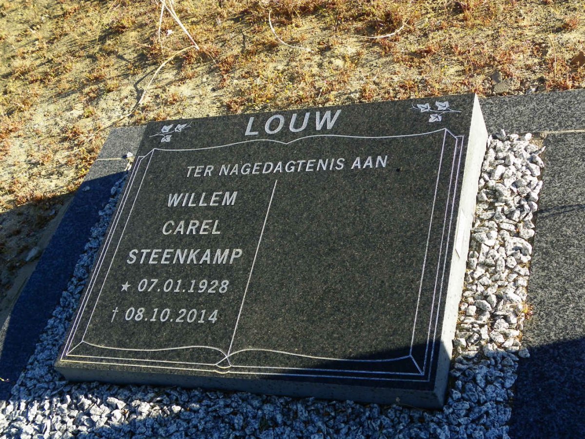 LOUW Willem Carel Steenkamp 1928-2014