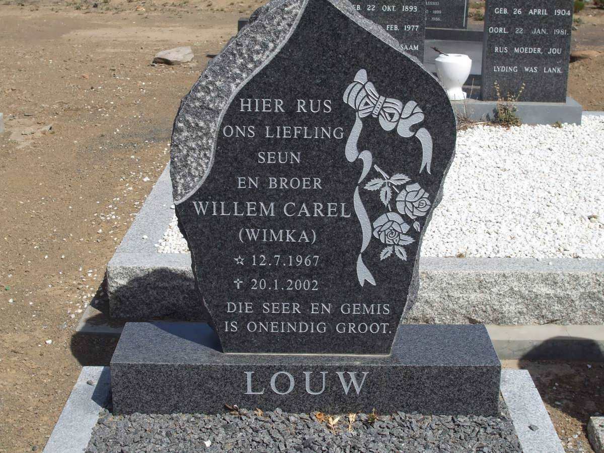 LOUW Willem Carel 1967-2002