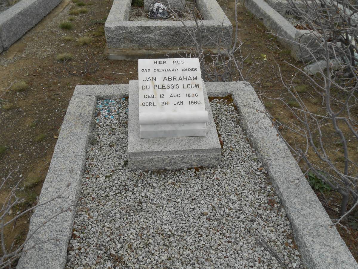 LOUW Jan Abraham du Plessis 1886-1960