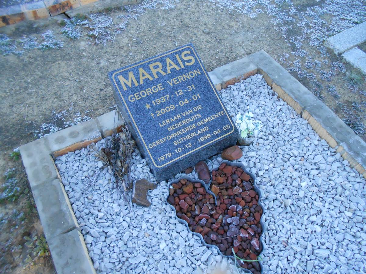 MARAIS George Vernon 1937- 2009