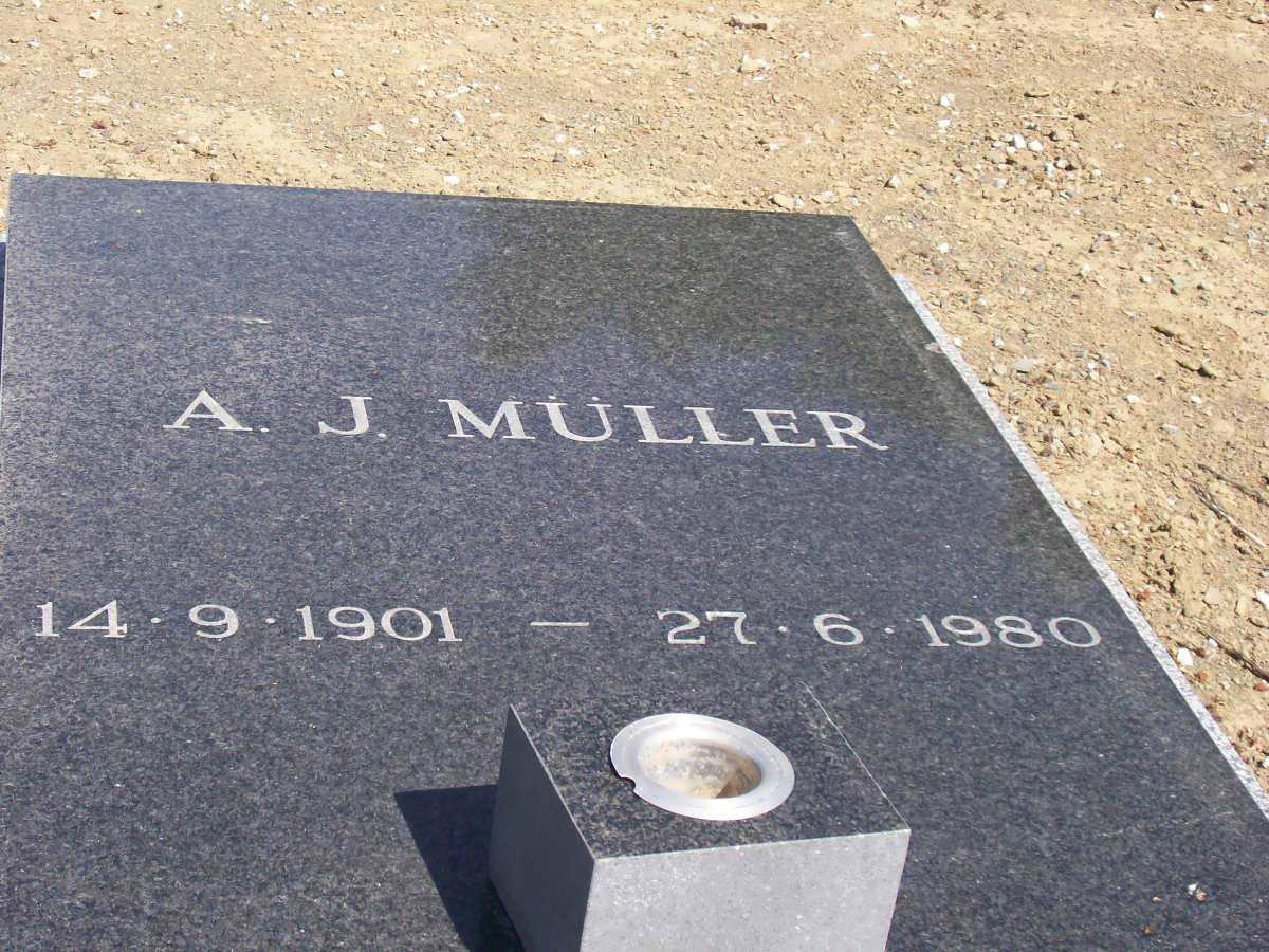 MÜLLER A.J. 1901-1980