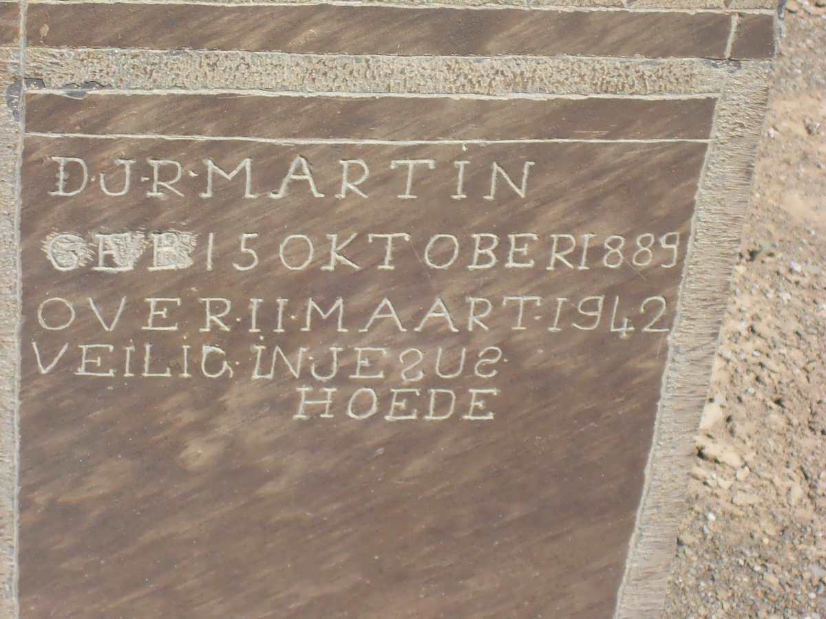 MARTIN D.J.R. 1889-1942