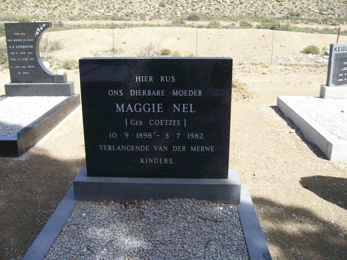 NEL Maggie nee COETZEE 1898-1982