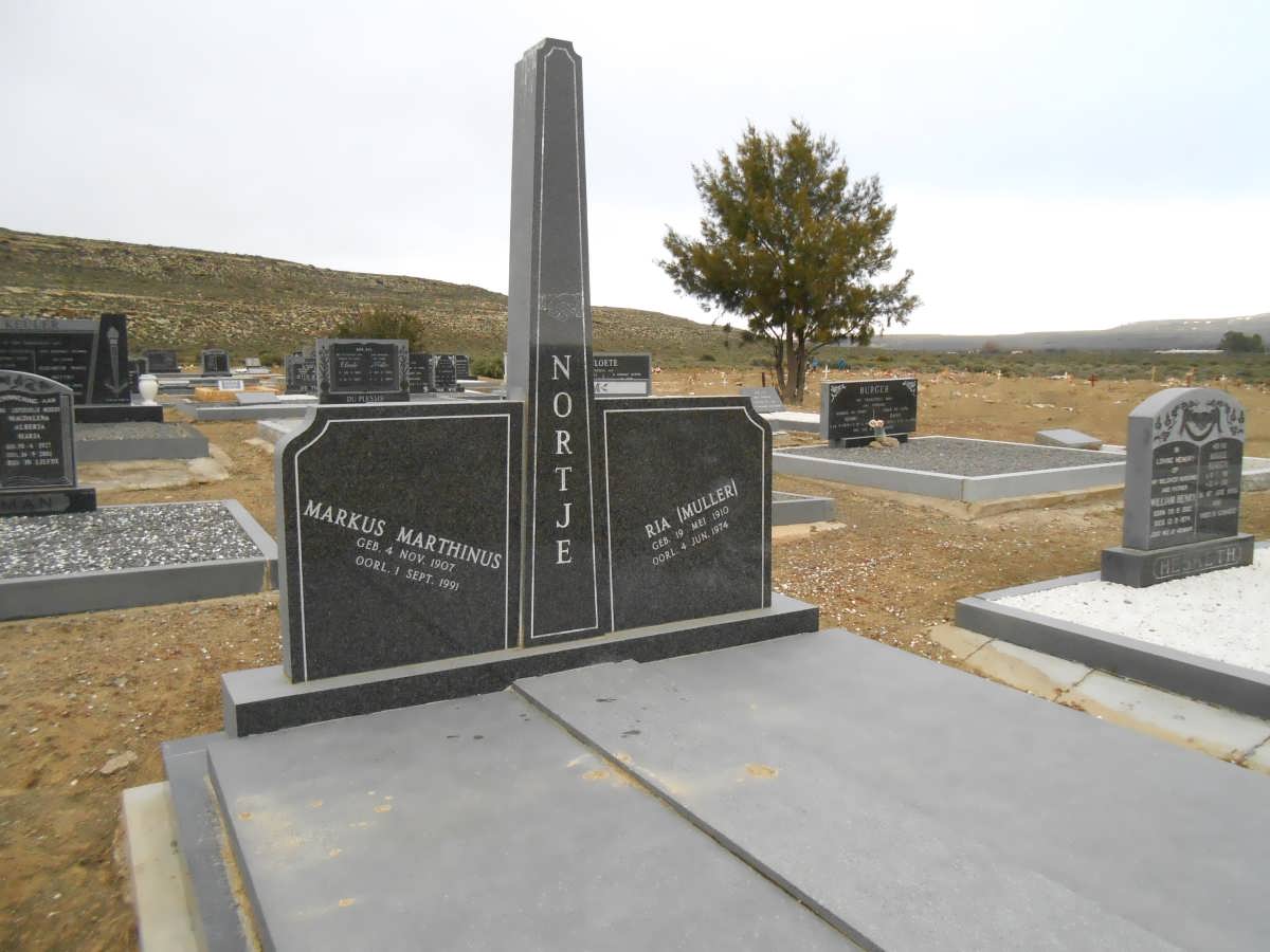 NORTJE Markus Marthinus 1907-1991 &amp; Ria MULLER 1910-1974