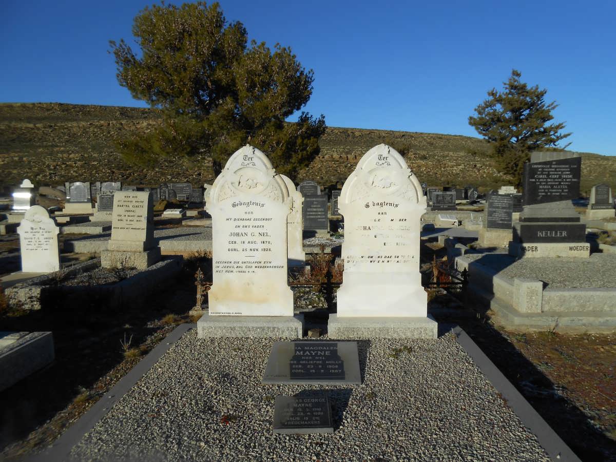 NEL Johan G. 1870-1925 &amp; Johanna C. 1874-1972