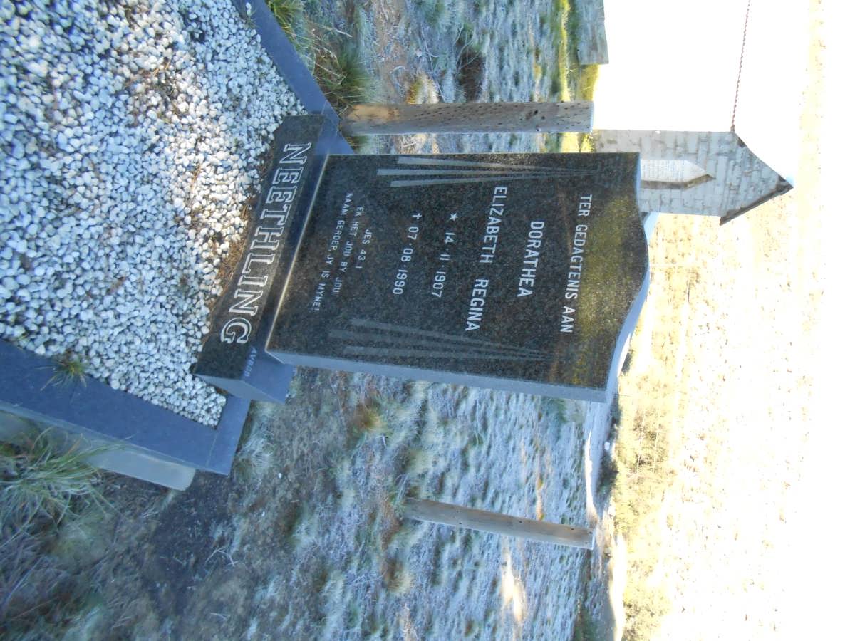 NEETHLING Dorathea Elizabeth Regina 1907-1990