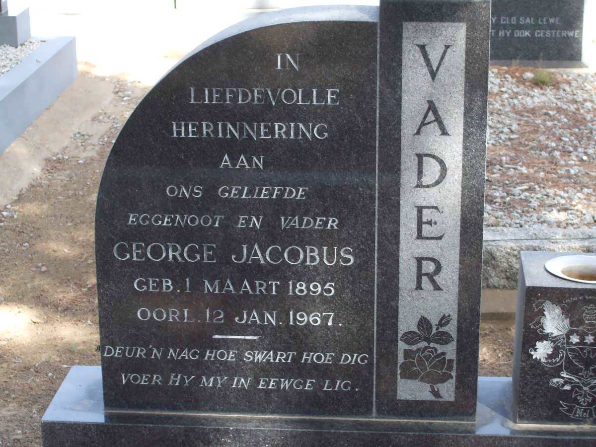 NEL George Jacobus 1895-1967