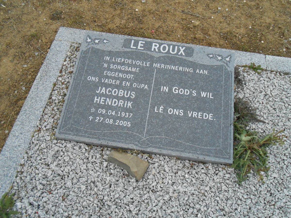 ROUX Jacobus Hendrik, le 1937-2005