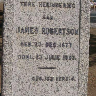 ROBERTSON James 1877-1963