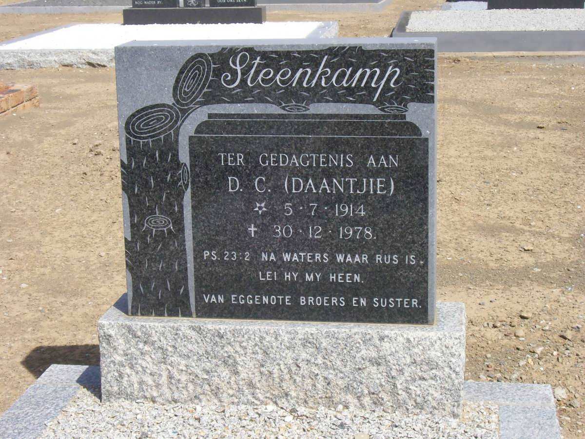 STEENKAMP D.C. 1914-1978