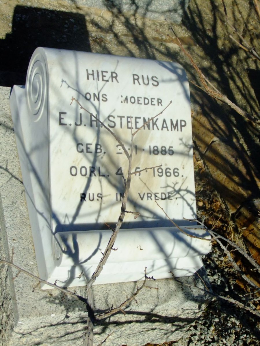 STEENKAMP E.J.H. 1885-1966