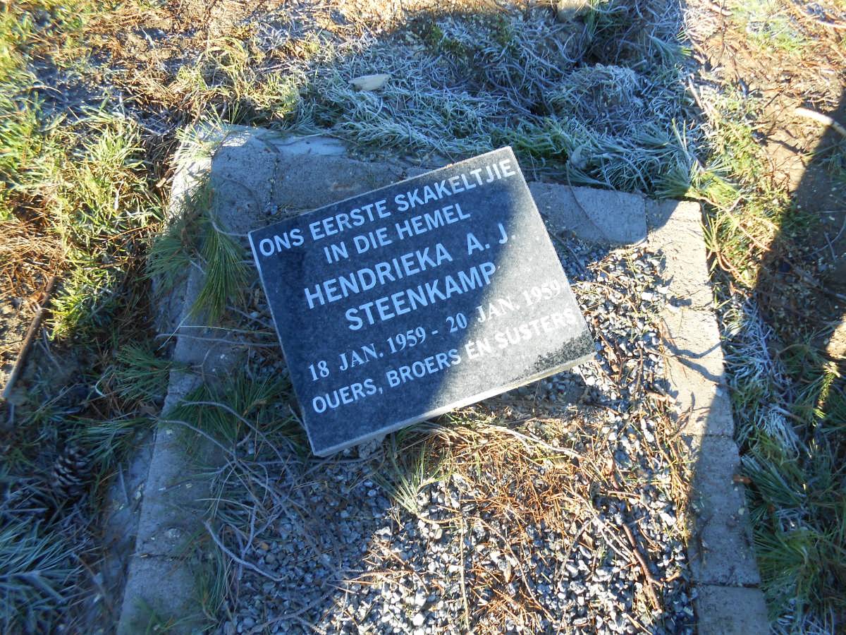 STEENKAMP Hendrieka A.J. 1959-1959