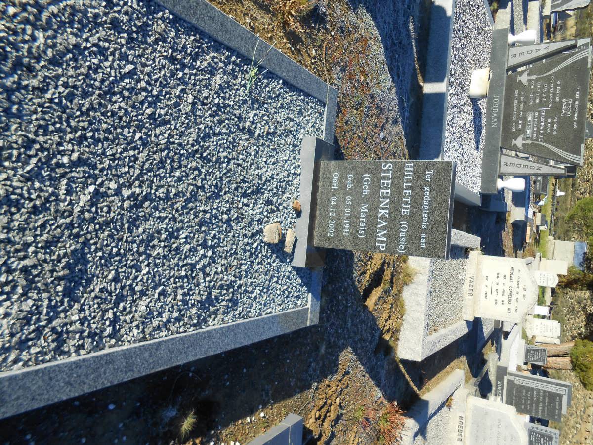 STEENKAMP Hilletje nee MARAIS 1911-2002