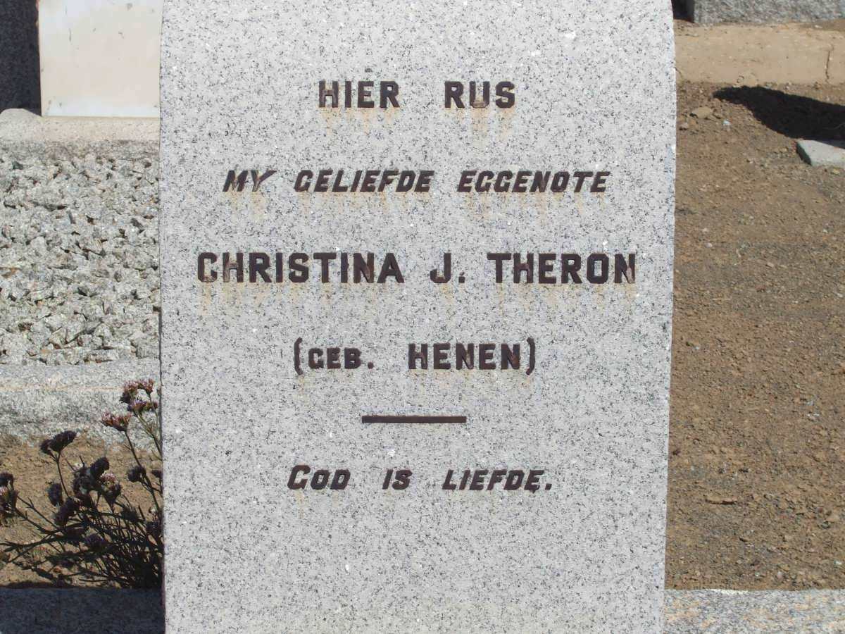 THERON Christina J. nee HENEN