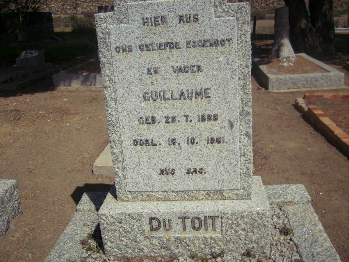 TOIT Guillaume, du 1896-1961