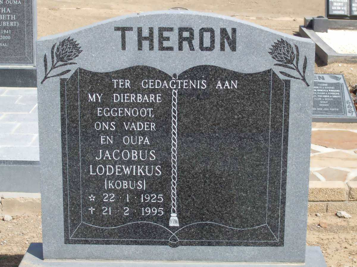 THERON Jacobus Lodewikus 1925-1995