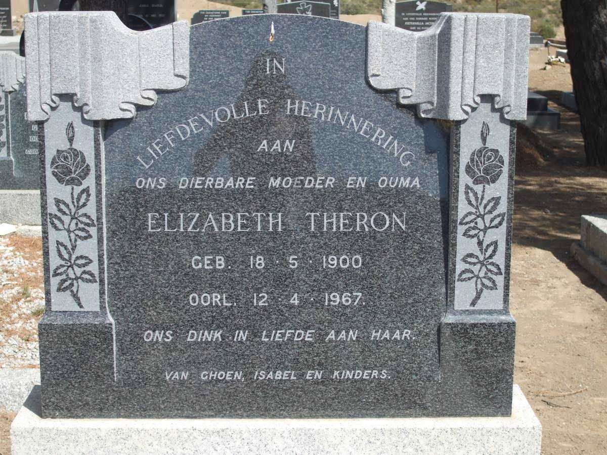 THERON Elizabeth 1900-1967