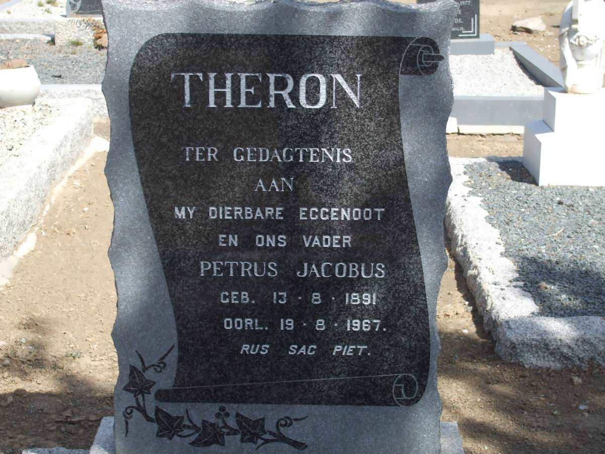 THERON Petrus Jacobus 1891-1967