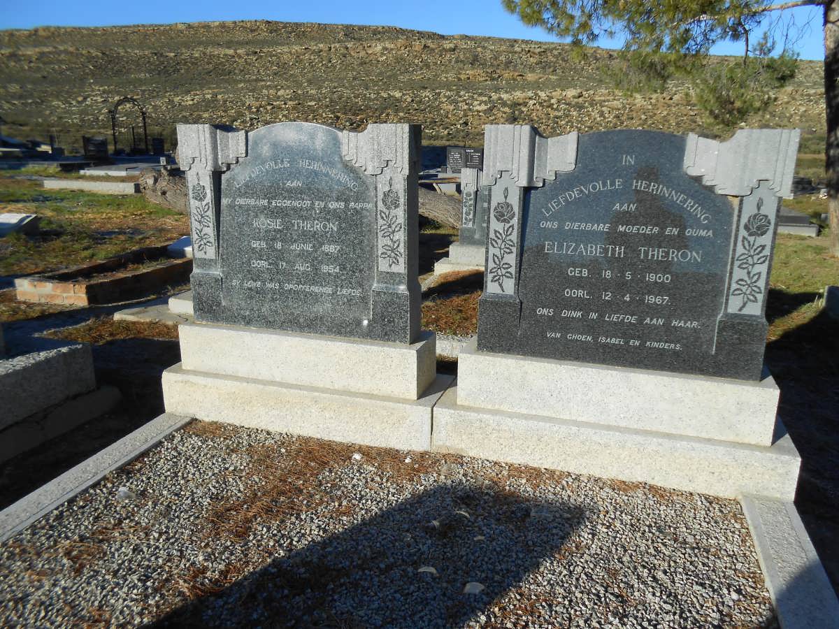 THERON Kosie 1887-1954 &amp; Elizabeth 1900-1967