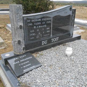 TOIT H.J., du 1918-1986 :: DU TOIT Izak Johannes 1928-1999