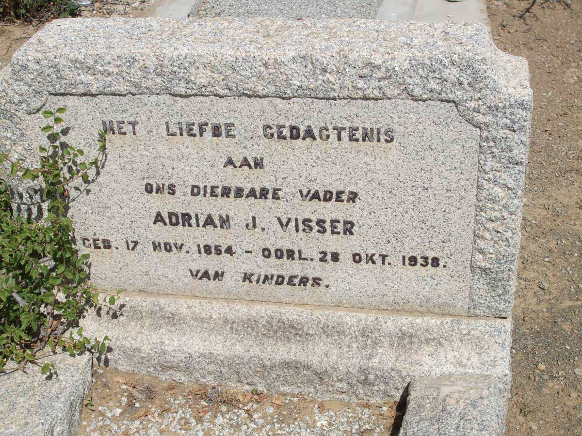 VISSER Adrian J. 1854-1938