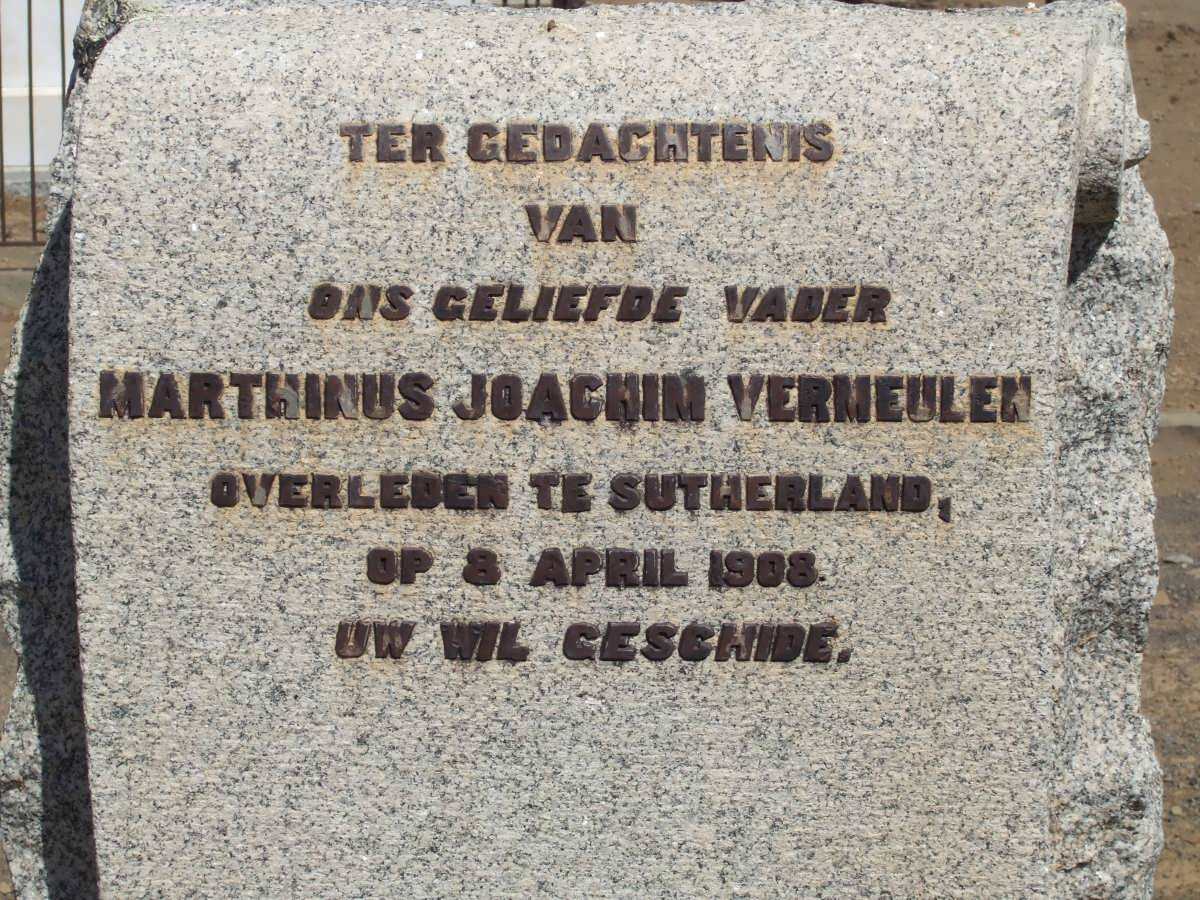 VERMEULEN Marthinus Joachim -1908