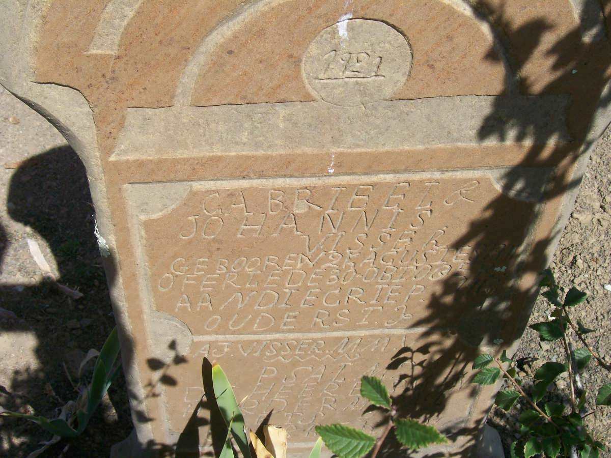 VISSER Gabriel Johannes 1911-