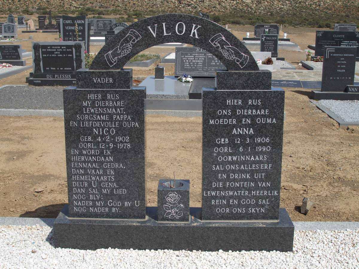 VLOK Nico 1902-1978 &amp; Anna 1906-1990