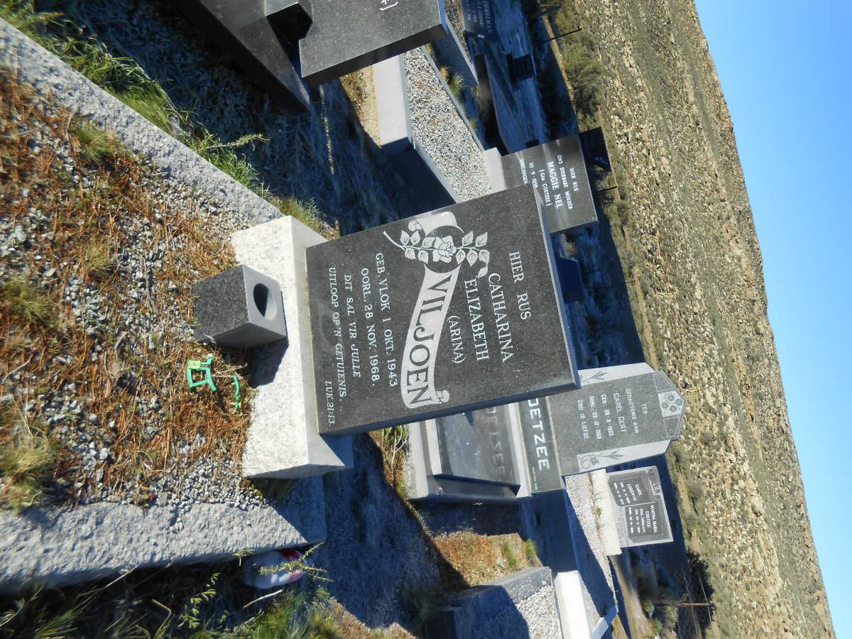 VILJOEN Catharina Elizabeth nee VLOK 1943-1968