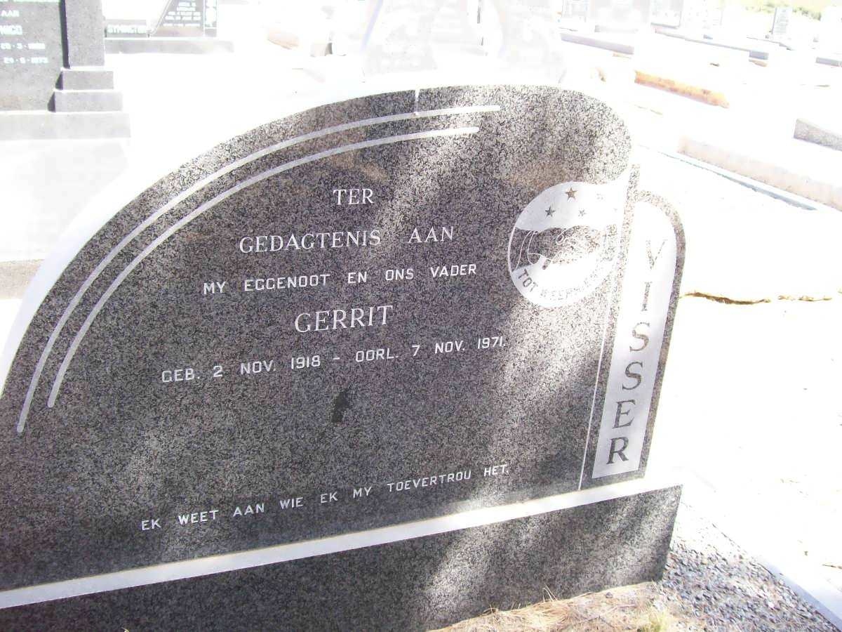 VISSER Gerrit 1918-1971