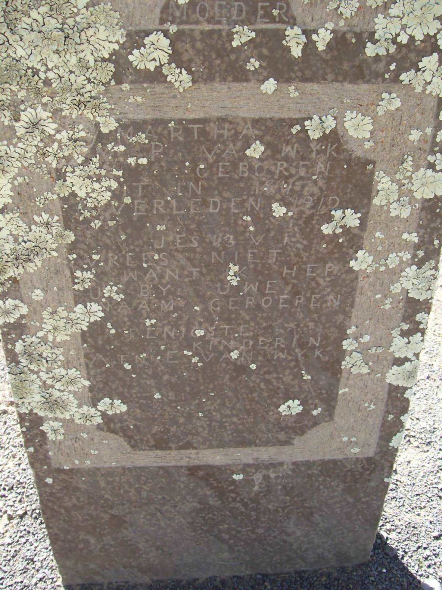 WYK Martha P., van 1847-1912