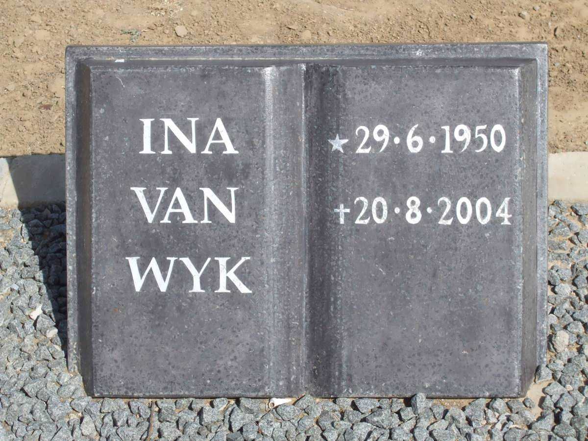 WYK Ina, van 1950-2004