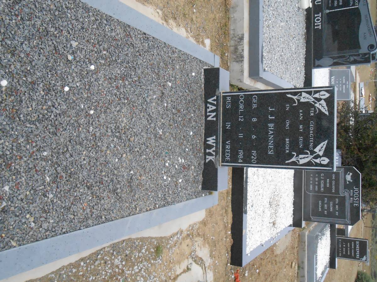 WYK J.J., van 1920-1984