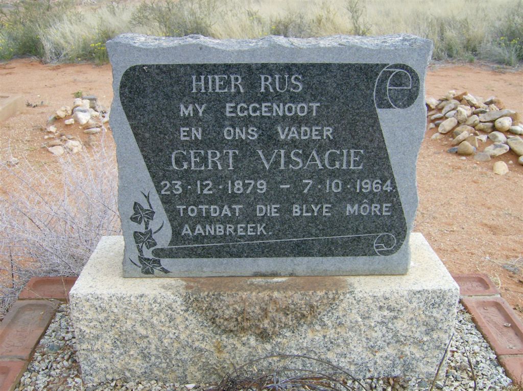 VISAGIE Gert 1879-1964