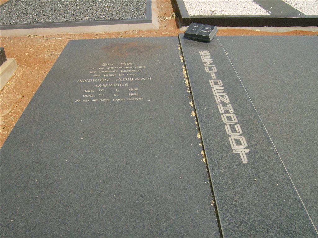 BEZUIDENHOUT Andries Adriaan Jacobus 1916-1981