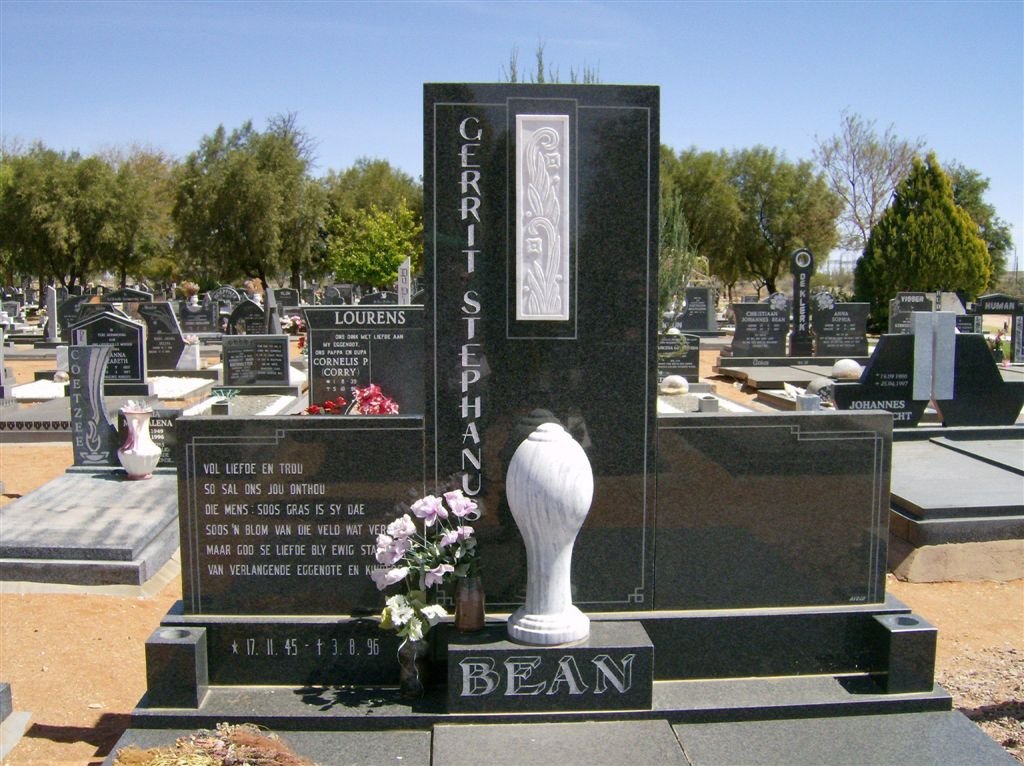 BEAN Gerrit Stephanus 1945-1996